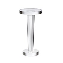 Acrylic pedestal 2024 side table